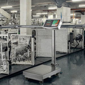 30*40 नेतृत्व वाले एलसीडी डिजिटल प्लेटफॉर्म स्केल कार्बन स्टील बेंच स्केल आकार 150 किलोग्राम क्षमता वजन के पैमाने - Product Image 2