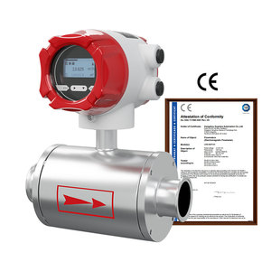 Iot từ xa vệ sinh đo lưu lượng nước điện từ đo lưu lượng cho hệ thống thủy lợi - Product Image 1