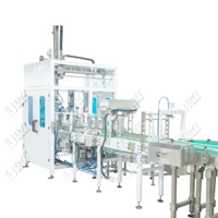 LWT kepala tunggal kemasan casing robot untuk botol air botol jus botol minyak dapat dimakan tinju otomatis