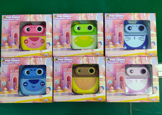 D6 Children's Camera - Thermal Paper Photo Printing with High Definition Pixels - Gift for Young Students