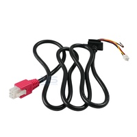 Rakitan Kabel Panel Mount AWM 300V Konektor 6 Pin Terminal Cincin Grommet Harness Kabel untuk Peralatan OEM Grosir