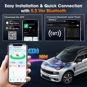 ANCLE BM300 PRO 2025 IP67 EV Ferramenta De Diagnóstico Do Carro com 6V 12V 24V Bateria Charge & Discharge Analyzer AMP Testers" - Product Image 5