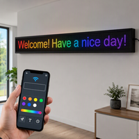 Letrero LED P10 a Todo Color con Control por WiFi y Aplicación, Tablero de Mensajes Programable para Escaparates de Tiendas