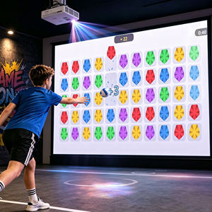 Jeu de puzzle d'association pour l'interaction parent-enfant, adapté aux murs ou aux sols (jeu de la grenouillère), un jeu d'enfance classique - Product Image 1