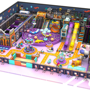 Équipement de parc d'attractions intérieur personnalisé pour enfants, grande piscine à balles en mousse, idéal pour centres commerciaux - Product Image 1