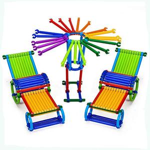 Juguetes De Construcción educativos para niños, 500 piezas, bloques de construcción, puzle, barras - Product Image 5