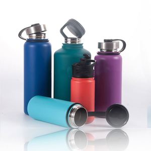 Wholesale Double Wall Flask Insulated Water <b>Bottle</b> Stainless Steel Wide Mouth <b>Thermos</b> - Product Image 2