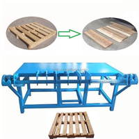 Machine de démontage de palettes en bois Scie à ruban Scie à ruban Démontage de palettes avec moteur Fabricant de démontage