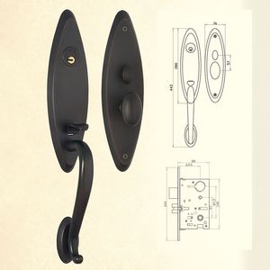 Ensembles <span class=keywords><strong>de</strong></span> poignées <span class=keywords><strong>de</strong></span> <span class=keywords><strong>porte</strong></span> d'entrée à mortaise <span class=keywords><strong>de</strong></span> luxe antique en laiton massif <span class=keywords><strong>de</strong></span> style américain Serrure <span class=keywords><strong>de</strong></span> <span class=keywords><strong>porte</strong></span> antivol Villa Serrure <span class=keywords><strong>de</strong></span> <span class=keywords><strong>porte</strong></span> double pour l'<span class=keywords><strong>extérieur</strong></span> - Product Image 1