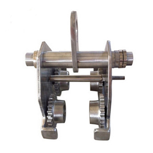 Chariot à plateforme monorail manuel personnalisé de <span class=keywords><strong>2</strong></span> tonnes, à engrenages, en acier inoxydable, industriel, à quatre <span class=keywords><strong>roues</strong></span>, OEM - Product Image 3