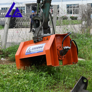 Desbrozadora Forestal Hidráulica <span class=keywords><strong>para</strong></span> Mantenimiento <span class=keywords><strong>de</strong></span> Caminos y Zanjas, Compatible con Excavadoras SY215, SY230, SY335, SY360 - Product Image 1