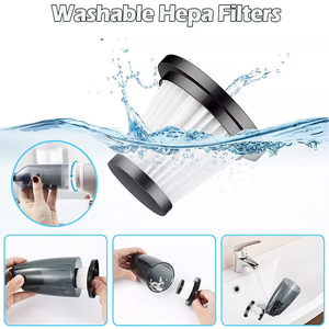 Aspiradora de Mano Inalámbrica, Mini Aspiradora Portátil Inalámbrica para Automóvil con Alta Succión - Product Image 6