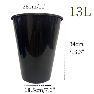 Haute Qualité Grands Pots De Fleurs Ronds Pots De Fleurs En Plastique Seau Rond En Gros Pot De Fleur <span class=keywords><strong>pour</strong></span> L'affichage - Product Image 5