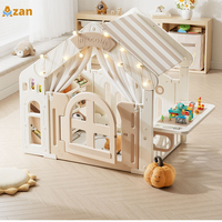 Parc de jeu pour bébé renforcé à 4 couches, type cabane, avec ventouse antidérapante et verrou de porte pour le jeu et le sommeil des tout-petits, OEM