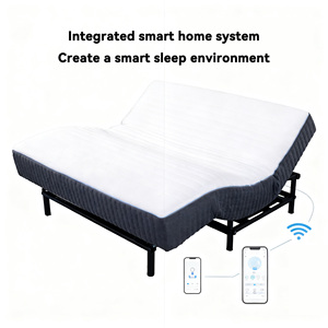 Cao cấp 3D Bộ nhớ miếng bọt biển thông minh nệm vải thoáng khí được trang bị thông minh nâng chức năng điều khiển kép cho phòng ngủ trường học - Product Image 3