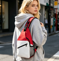 Monaco Sling Bag Logo personnalisé Vente à chaud Sling Bag Chest Crossbody Backpack Travel Chest Pack