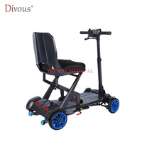 Fournisseur de premier plan : Trottinette électrique pliable ultralégère à 4 roues en fibre de carbone, moteur 150W, batterie 24V6AH pour personnes âgées