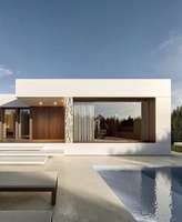 Petite Maison Modulaire Préfabriquée Mur Extérieur Villas de Luxe Modernes Panneaux Sip Kit Maison