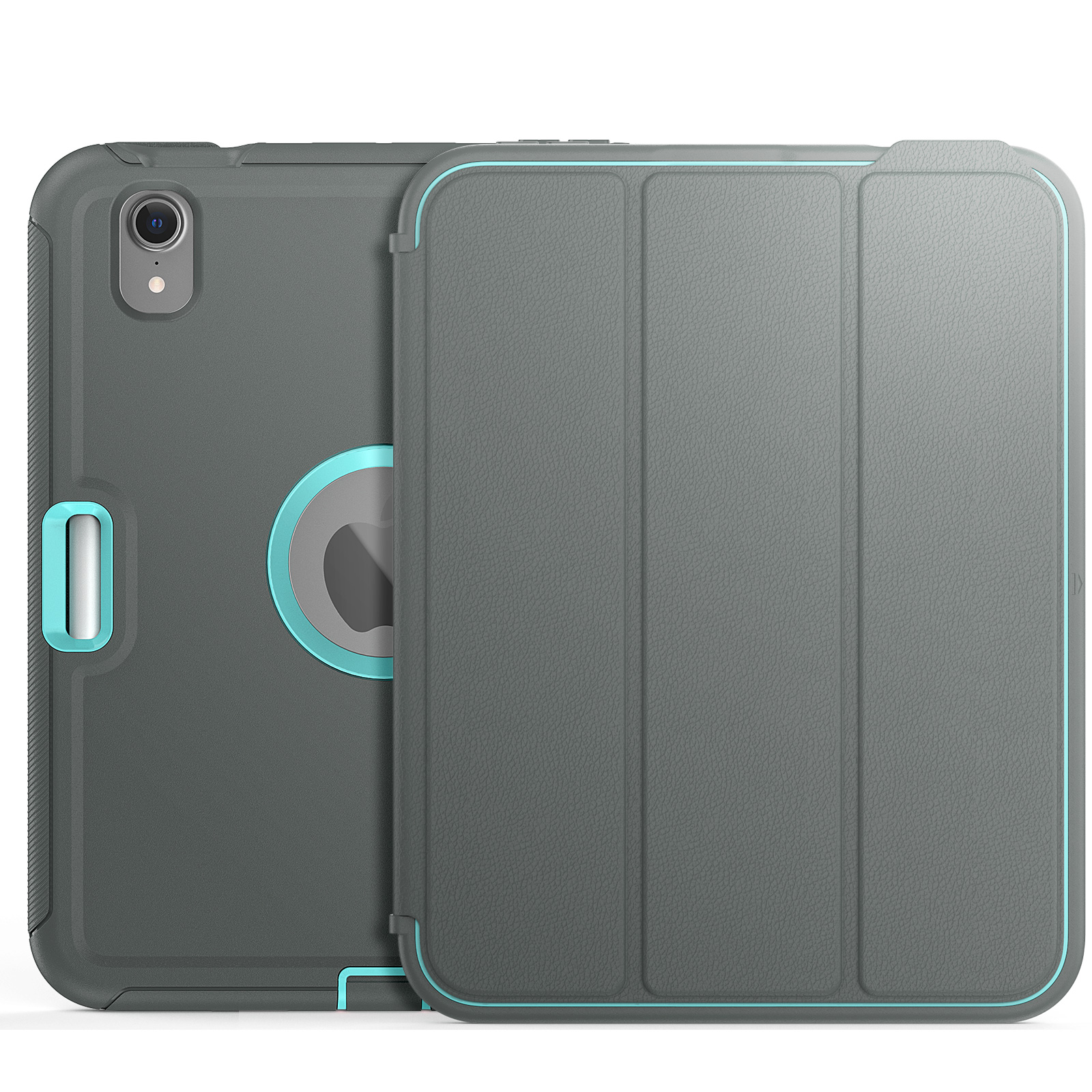 สีเทา + สีฟ้าอ่อน (สำหรับ iPad Mini 6)