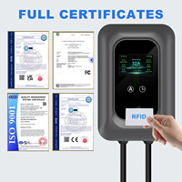 Cargador de Pared para Vehículos Eléctricos de 22kW 11kW - Resistente a Bajas Temperaturas (-40°C) con Cable Flexible de TPU de Grado Ártico para Nórdica, Noruega y Suecia, Carga en Invierno