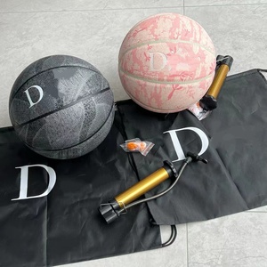 High Quality Leather Basketball Silk Screen Printed Custom Logo Promotional <b>Gift</b> Set with Multi-Color Options for Friends - Product Image 3