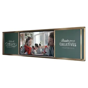 Slimme Klas Push Pull Magnetische Krijt Board Interactive Board Schuiven Schoolbord