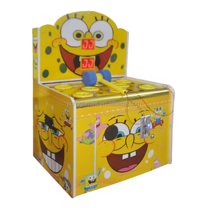 Mini elettrico Whack una talpa macchina da gioco Arcade 1 anno di garanzia per bambini materiale plastico per il centro commerciale lingua inglese - Product Image 4