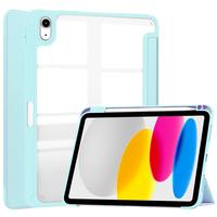 Étui de protection pour Apple iPad 10, iPad 11 2025 A16, Air13, en acrylique et cuir plat avec emplacement pour stylet