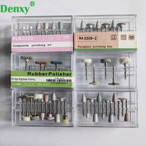 Pietra di lucidatura composita dentale Denxy per Handpiece a bassa velocità contrangolo Kit RA 0309 lucidatrici in Silicone ceramico - Product Image 5