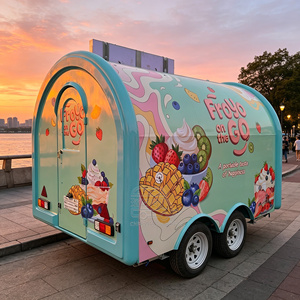 Roasted Chicken Grill Food Trailer Fully Equipped Europe Standard <b>Small</b> Mobile Catering Vending Truck Business Shop Carts - Product Image 4