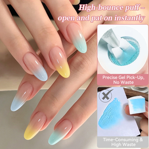 <span class=keywords><strong>BORN</strong></span> PRETTY Air Cushion Solid Patting Gel Palette 6 Grids Sans Résidu Ombre Pat Pat Gel <span class=keywords><strong>Peinture</strong></span> Ongles pour Salon Nail Art Dégradé - Product Image 6