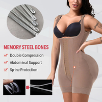Faja Moldeadora de Cuerpo Completo sin Costuras para Mujer, Reductora de Abdomen, Levanta Glúteos y Moldea Muslos