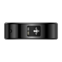 Anneau intelligent Sr116 avec contrôle tactile, lecture de courtes vidéos, enregistreur vocal portable, suivi multisports, moniteur de santé