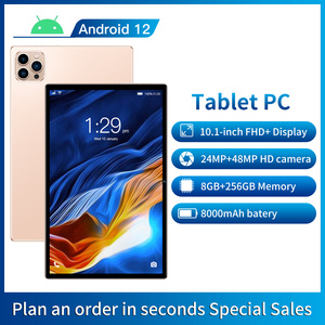 Tableta Android V62 Personalizada de 10.1 Pulgadas, Doble SIM, 8GB+256GB, Pantalla Capacitiva, Memoria MTK, Uso Educativo, Capacidad de Llamadas - Product Image 3