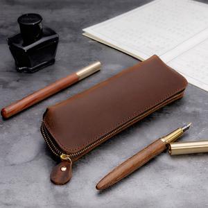 <span class=keywords><strong>Estuche</strong></span> de lápices de cuero auténtico personalizado <span class=keywords><strong>Estuche</strong></span> de <span class=keywords><strong>bolígrafos</strong></span> personalizado <span class=keywords><strong>Estuche</strong></span> estético Bolso de <span class=keywords><strong>bolígrafos</strong></span> de cuero genuino - Product Image 6