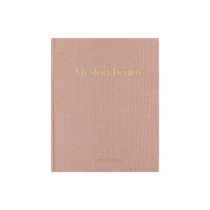 <span class=keywords><strong>Carnet</strong></span> <span class=keywords><strong>de</strong></span> suivi <span class=keywords><strong>de</strong></span> croissance pour bébé B5 - Journal et livre <span class=keywords><strong>de</strong></span> souvenirs personnalisés en tissu rigide avec reliure à cheval et impression <span class=keywords><strong>de</strong></span> logo en feuille d'aluminium - Cadeau - Product Image 5