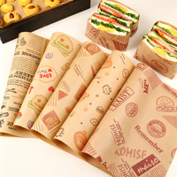Kertas Anti Minyak Premium  Ketahanan Minyak & Penahan Panas yang Luar Biasa untuk Sandwich Panas, Burger & Burrito