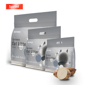 1.5kg kedi kumu koku kontrolü biyobozunur sürdürülebilir toplu tedarik yıkanabilir topaklanma Cassava kedi çöp Pet için - Product Image 1