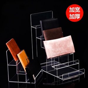 Hot Sale Factory Customized High <b>Clear</b> Multiple <b>Table</b> Mobile Phone Holder Shelf Acrylic Wallet Display Clutch Bag/Handbag Stand - Product Image 2