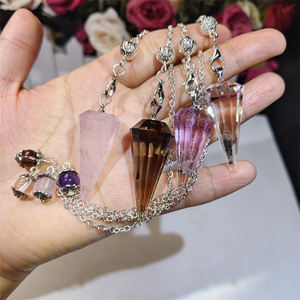 Natural Crystal <strong>Healing</strong> Stones Mix Gemstone Pendulum <strong>Chakra</strong> Stones Craving for Gift - Product Image 6