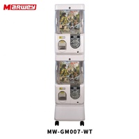 Marwey Machine électronique à double couche à pièces de haute qualité pour enfants Gumball Capsule Machine Distributeur automatique de jouets