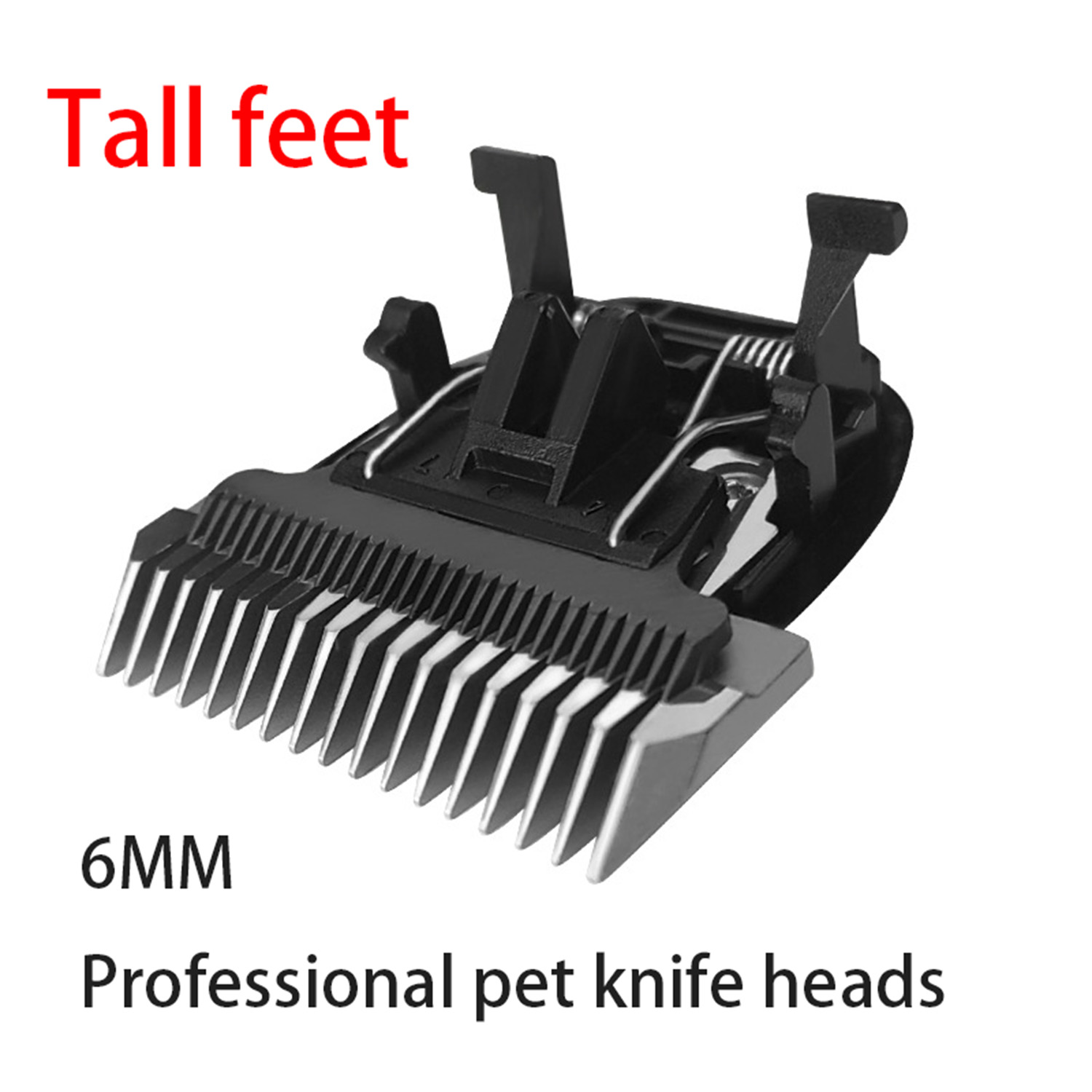 Pieds hauts noirs 6MM