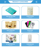 Sachet refermable personnalisé, durable et antistatique en BOPP/VMPET/PE avec fermeture éclair pour aliments en conserve pour chiens et chats, et bonbons