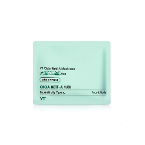 Masque facial VT Cica Reti-A 30ea, masque en feuille pour tous types de peau, soin quotidien - Product Image 2