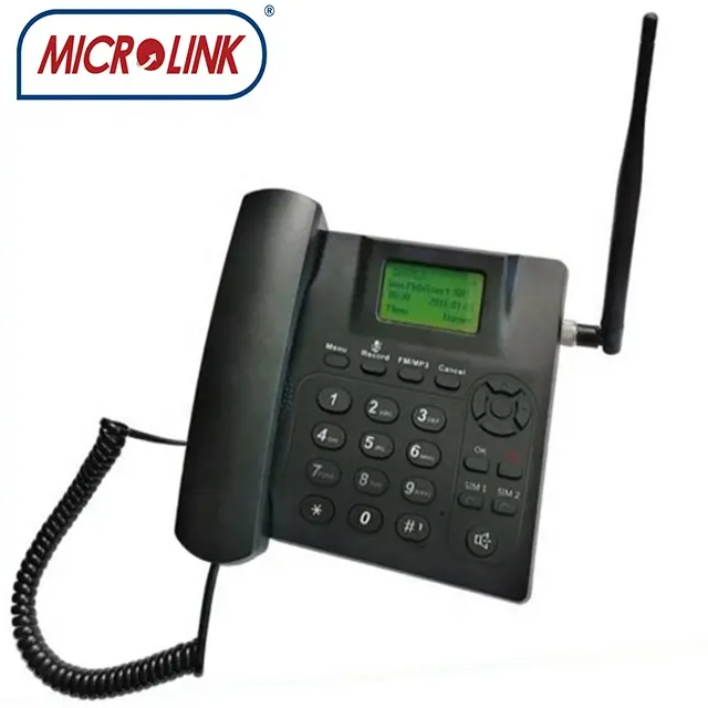 DDK 995 + Double carte SIM 2G 3G 4G GSM Téléphone sans fil fixe GSM 850/900/1800/1900MHz