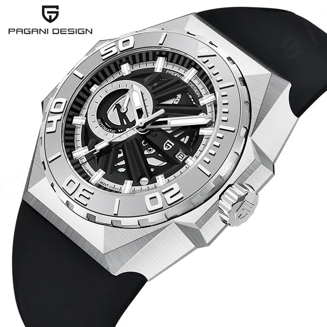 New 007 Luxury Mechanical Automatic Watch Sports Diving Watch for Men Stainless Steel Watches Wristwatch Clock