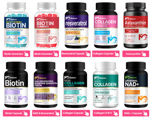 Bioflex Vitamin C <span class=keywords><strong>B12</strong></span> B D3 Multivitamin Gummies untuk Wanita -60 Butir Dosis & Formula yang Dapat Disesuaikan Suplemen Permen Pendukung Rambut - Product Image 6