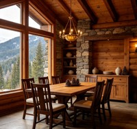 FULLSUMMER Servicio de Diseño de Interiores para Casas y Hoteles Estilo Cabaña de Montaña, Diseño Integral Personalizado para Toda la Casa