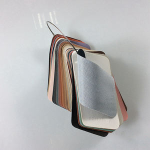 Cuero negro de la cubierta del <span class=keywords><strong>volante</strong></span>, cuero artificial de PVC, cuero de la tapicería del coche - Product Image 3