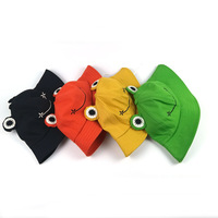 Chapeau Bob Fitspi pour Enfants et Parents, Chapeau de Pêcheur Grenouille pour Femmes, Chapeau Panama Uni pour l'Été et l'Automne, Idéal pour la Randonnée en Plein Air, la Plage et la Pêche, Protection Solaire